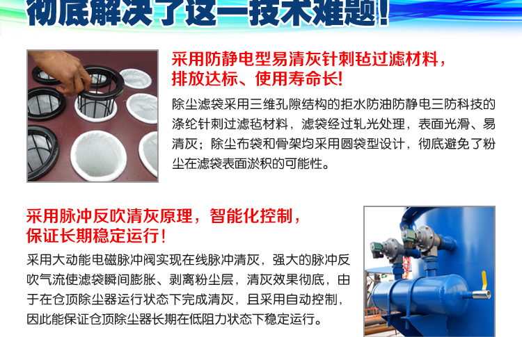 CBMC型仓顶脉冲除尘器