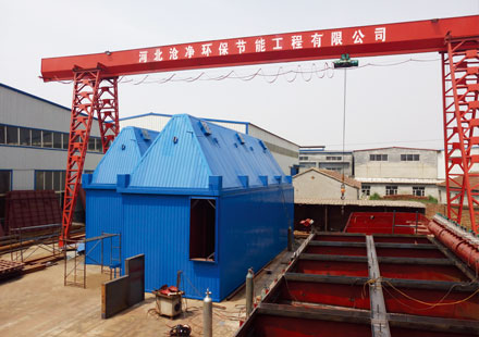 除尘器组装现场