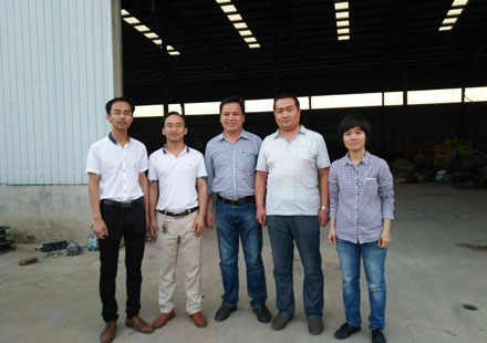 越南客商来公司订货